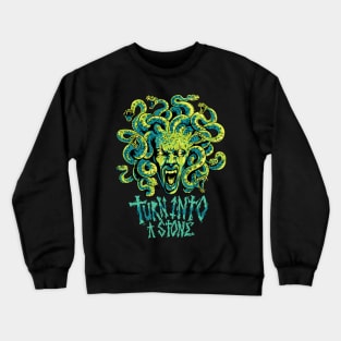 Gaze of Medusa | Mythical Monster Comic Art | MythoComix Crewneck Sweatshirt